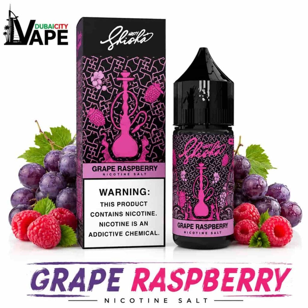 Grape Raspberry by Nasty Shisha Nicotine Salt – 30ml UAE
