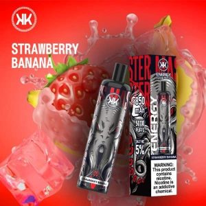 KK Energy 5000 Puffs Disposable Strawberry Banana in Dubai