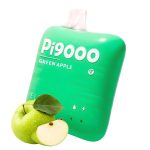ElfBar Pi9000 Puffs Disposable Vape Green Apple in Dubai