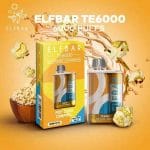 ElfBar TE6000 Puffs Disposable Popcorn Caramel in UAE