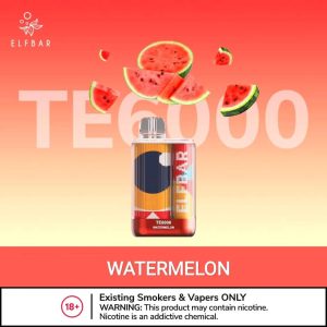 ElfBar TE6000 Puffs Disposable Watermelon in Dubai