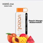 Vozol Star 12000 Puffs Peach Mango Watermelon Dubai