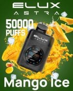 Elux Astra 50000 Puffs Disposable Vape Mango Ice in UAE