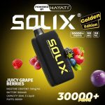 Hayati Solix 30000 Puffs Disposable Vape Golden Edition Juicy Grape Berries in UAE