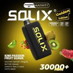 Hayati Solix 30000 Puffs Disposable Vape Golden Edition Kiwi Passion Fruit Guava in Dubai