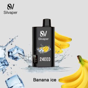 Silvaper 24000 Puffs Disposable Vape Banana Ice in UAE