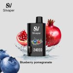 Silvaper 24000 Puffs Disposable Vape Blueberry Pomegranate in Dubai