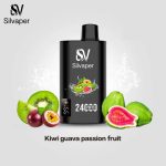 Silvaper 24000 Puffs Disposable Vape Kiwi Guava Passionfruit in UAE