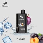 Silvaper 24000 Puffs Disposable Vape Plum Ice in UAE