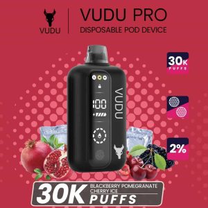 VUDU PRO 30000 Puffs Blackberry Pomegranate Cherry Ice in Dubai