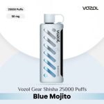 Vozol Gear Shisha 25000 Puffs DTL Disposable Pod Blue Mojito in UAE