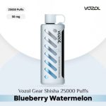 Vozol Gear Shisha 25000 Puffs DTL Disposable Pod Blueberry Watermelon in UAE