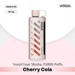 Vozol Gear Shisha 25000 Puffs DTL Disposable Pod Cherry Cola in Dubai