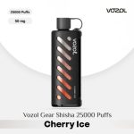 Vozol Gear Shisha 25000 Puffs DTL Disposable Pod Cherry Ice in UAE