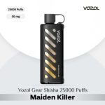 Vozol Gear Shisha 25000 Puffs DTL Disposable Pod Maiden Killer in Dubai