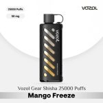 Vozol Gear Shisha 25000 Puffs DTL Disposable Pod Mango Freeze in UAE