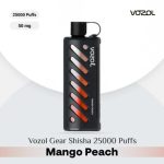 Vozol Gear Shisha 25000 Puffs DTL Disposable Pod Mango Peach in Dubai
