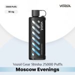 Vozol Gear Shisha 25000 Puffs DTL Disposable Pod Moscow Evenings in UAE