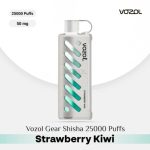 Vozol Gear Shisha 25000 Puffs DTL Disposable Pod Strawberry Kiwi in Dubai