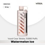 Vozol Gear Shisha 25000 Puffs DTL Disposable Pod Watermelon Ice in UAE