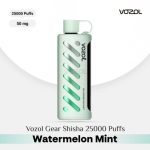 Vozol Gear Shisha 25000 Puffs DTL Disposable Pod Watermelon Mint in UAE
