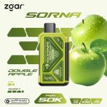 Zgar Sorna Boost 50000 Puffs Disposable Vape Double Apple in UAE