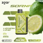 Zgar Sorna Boost 50000 Puffs Disposable Vape Lemon Lime in UAE