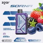 Zgar Sorna Boost 50000 Puffs Disposable Vape Mixed Berries in UAE