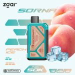 Zgar Sorna Boost 50000 Puffs Disposable Vape Peach Ice in UAE