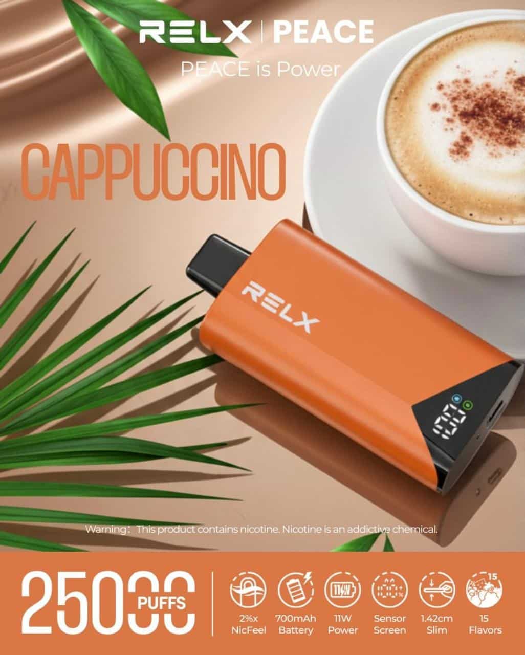 RELX Peace 25000 Puffs Disposable Vape - 20MG in UAE