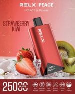 RELX Peace 25000 Puffs Disposable Vape Strawberry Kiwi in Dubai