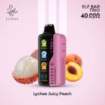 Elf Bar Trio 40000 Puffs Disposable Vape Lychee Juicy Peach in UAE