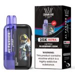 Al Fakher Crown Bar Ultra 25K Puffs Disposable Blueberry Gum in UAE