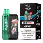Al Fakher Crown Bar Ultra 25K Puffs Disposable Gum Mint UAE