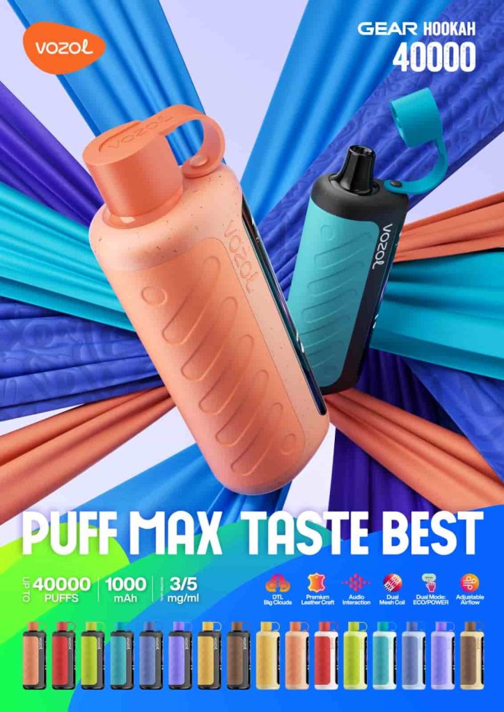 VOZOL Gear Hookah 40K Puffs Disposable in UAE