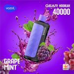 VOZOL Gear Hookah 40K Puffs Grape Mint Dubai