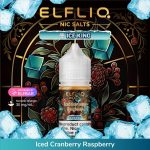 ELFLIQ Nic Salts Ice King Iced Cranberry Raspberry UAE