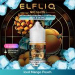 ELFLIQ Nic Salts Ice King Iced Mango Peach Dubai