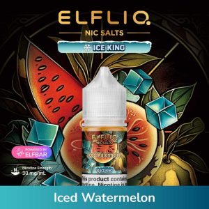 ELFLIQ Nic Salts Ice King Iced Watermelon Dubai