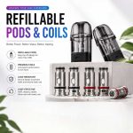REFILLABLE PODS and COILS